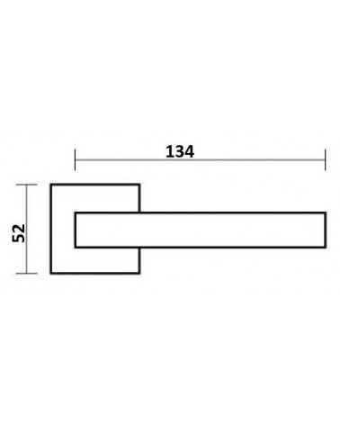 Poignée de porte STINGER avec dimensions