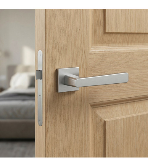 Poignée de porte chrome satiné PARMA poignée design