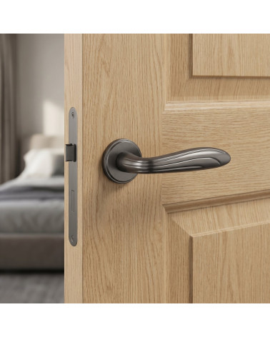 Poignée de porte graphite CATALPA