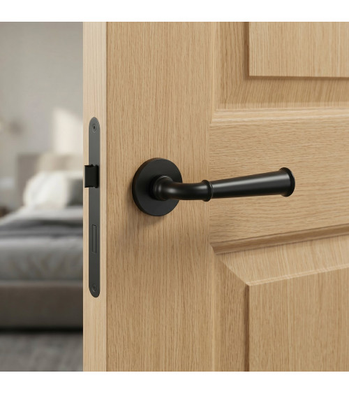 Poignée de porte noire IBRA poignée design