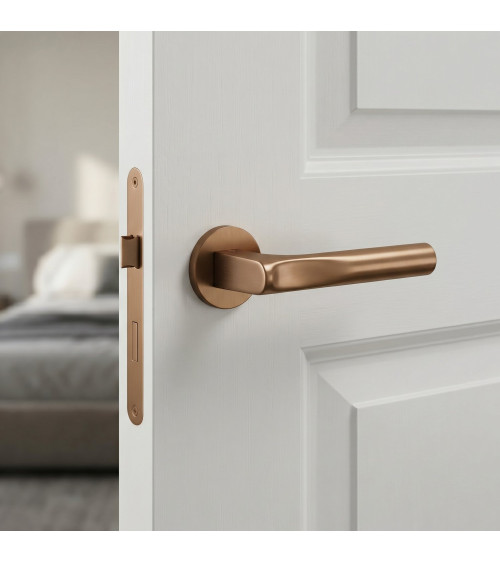 Poignée de porte cuivre TACTUS poignée design