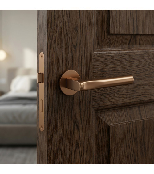 Poignée de porte cuivre TACTUS poignée design
