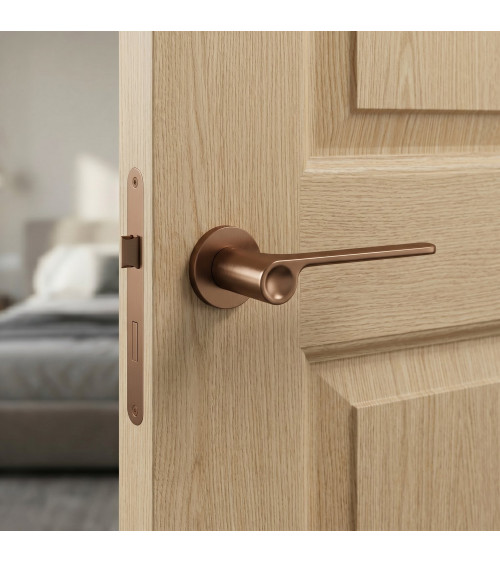 Poignée de porte cuivre PLANO poignée design