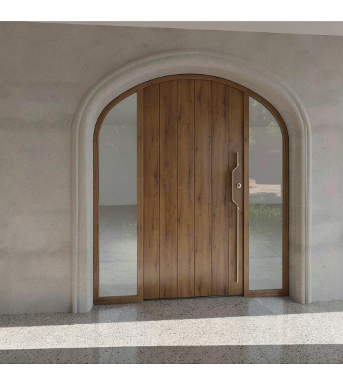 Poignée de porte en laiton Mandelli CHICANE quincaillerie design