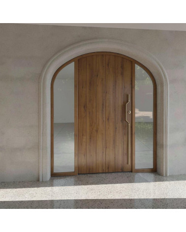 Poignées de porte en laiton pour porte tirage Mandelli CHICANE version 666 mm