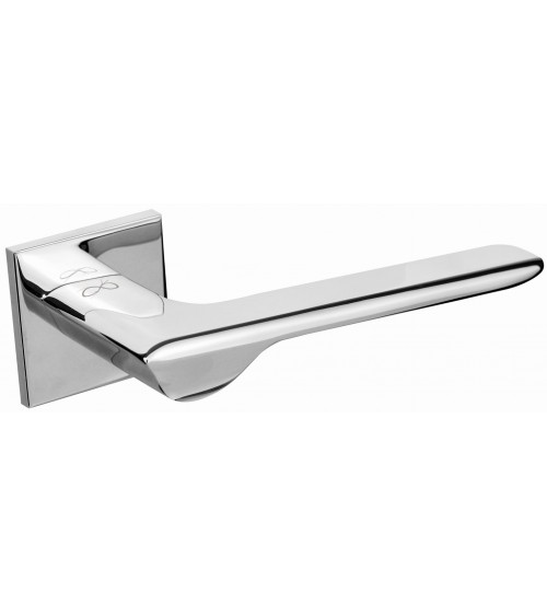 Poignée de porte chrome poli LIGNE poignée design