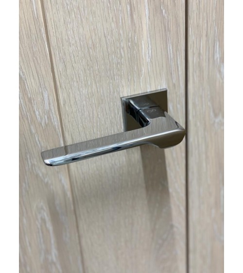Poignée de porte chrome poli LIGNE poignée design