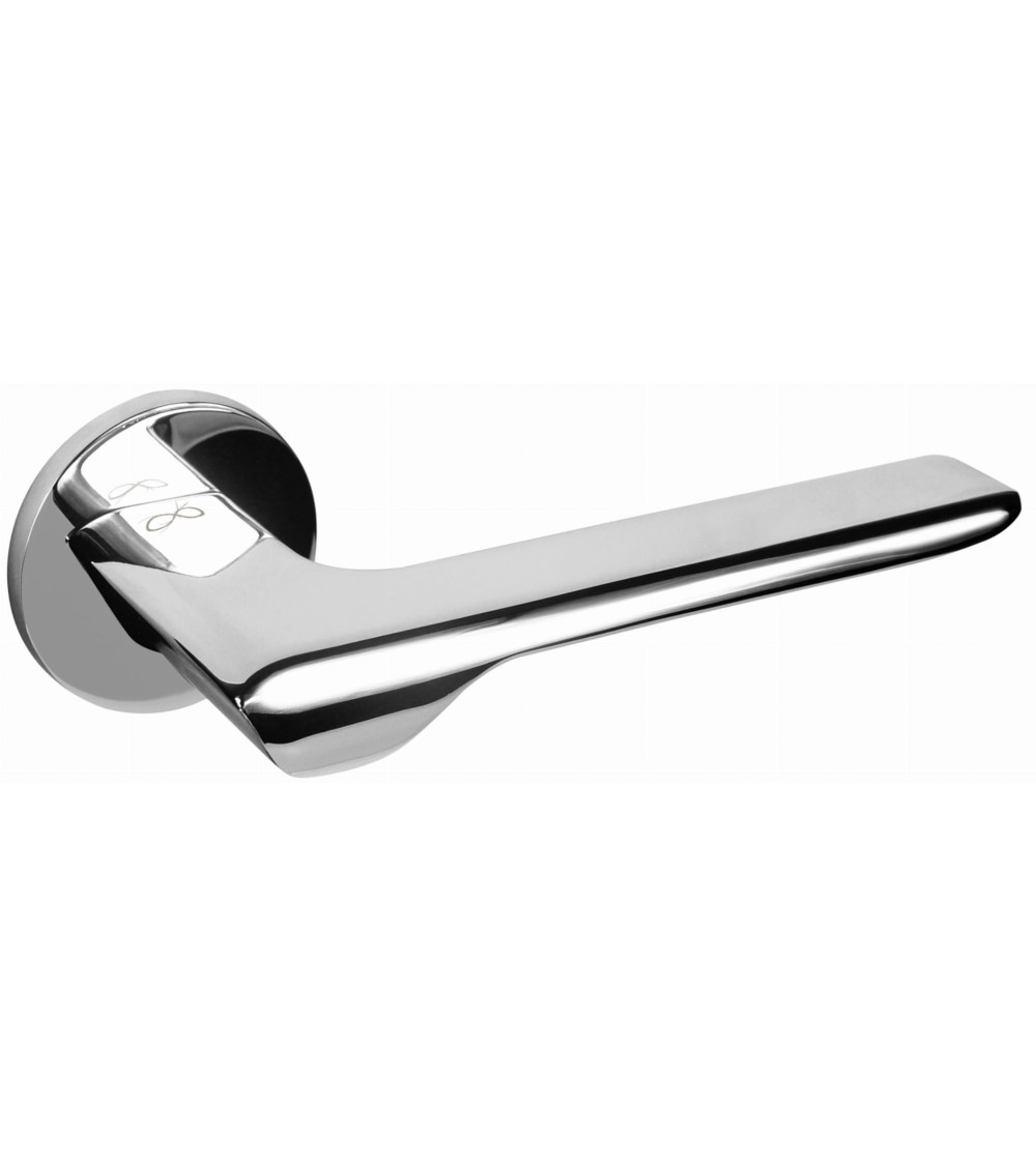 Poignée de porte chrome poli LIGNE poignée design