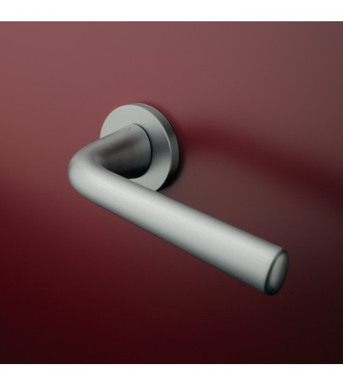 Poignée de porte Chrome satiné TULIPA porte intérieure design