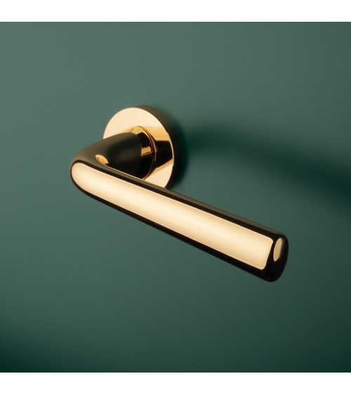 Poignée de porte Or poli TULIPA porte intérieure design