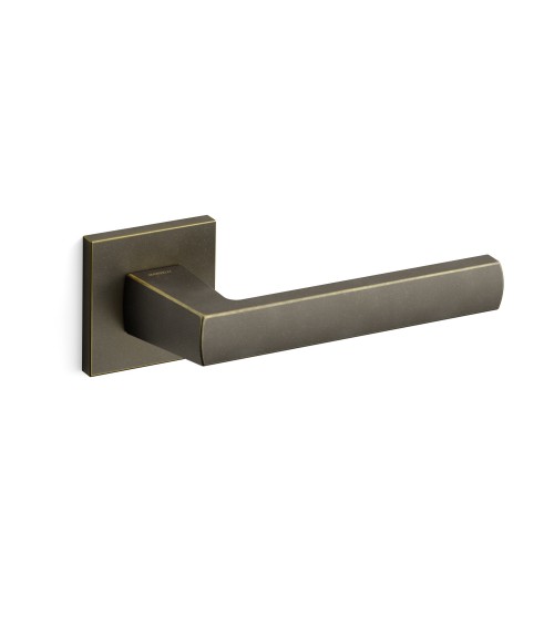 Poignée de porte bronze Mandelli Fan poignée design