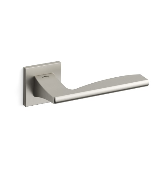 Poignée de porte nickel satiné Mandelli Link poignée design