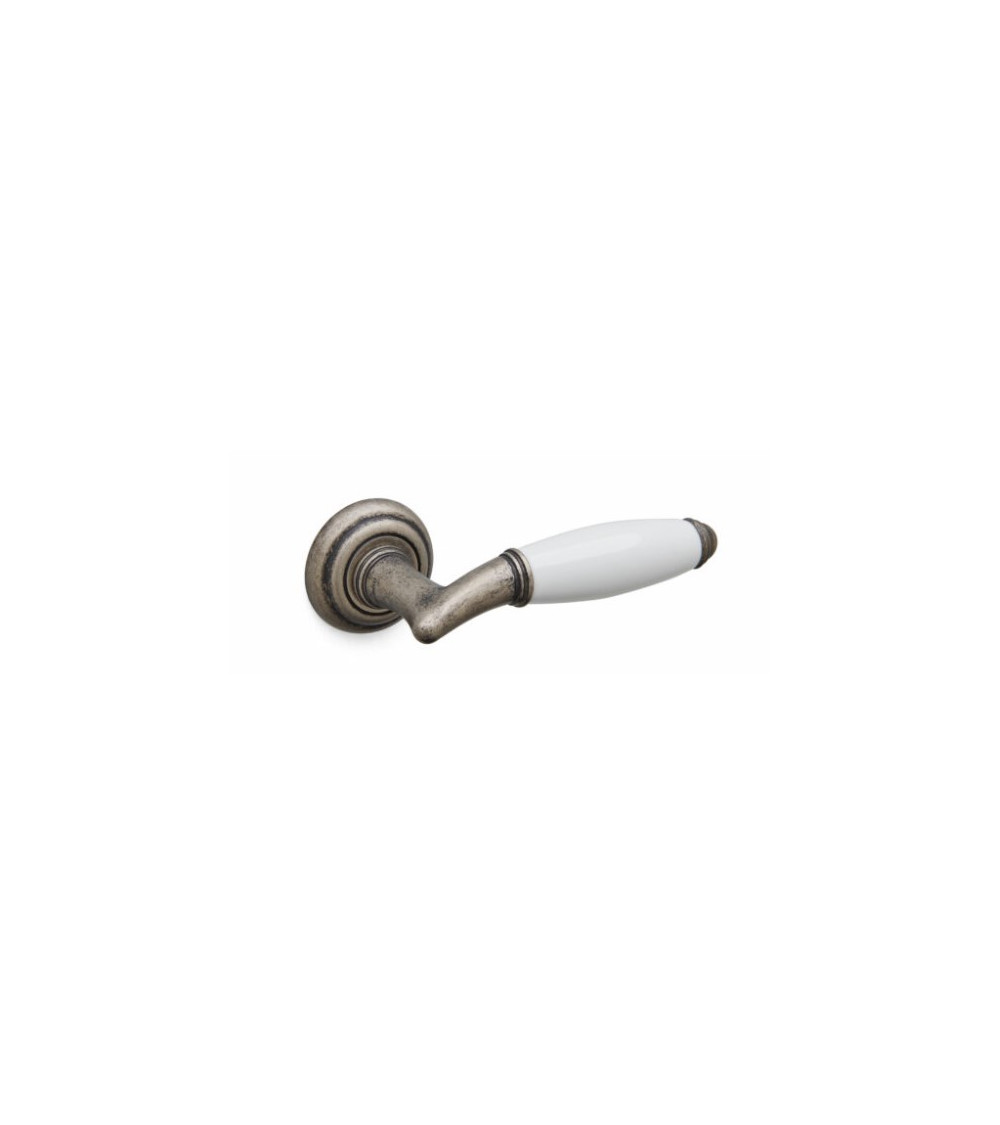Poignée de porte argent antique Mandelli Melody poignée design