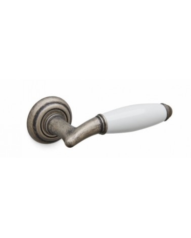 Poignée de porte argent antique Mandelli Melody poignée design