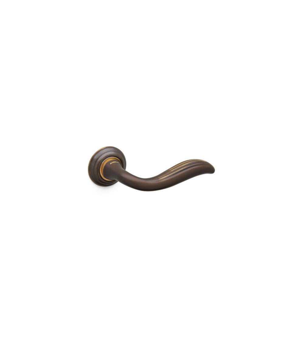 Poignée de porte bronze sculpture Mandelli Plisse poignée design