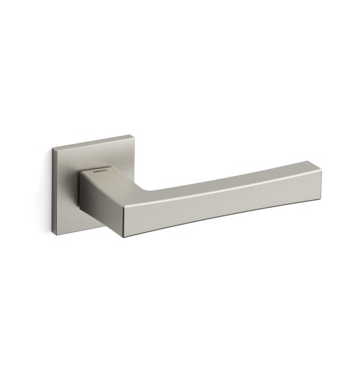 Poignée de porte nickel satiné Mandelli Telis poignée design