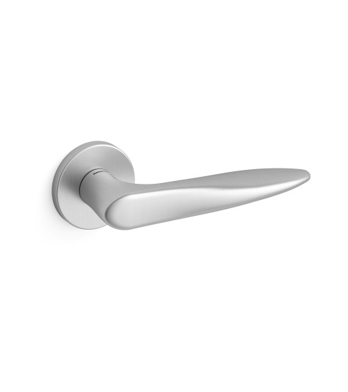 Poignée de porte chrome satiné Mandelli Zoe poignée design