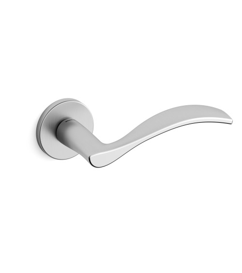 Poignée de porte chrome poli Mandelli Zen poignée design