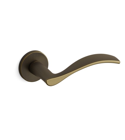 Poignée de porte bronze mat Mandelli Zen poignée design