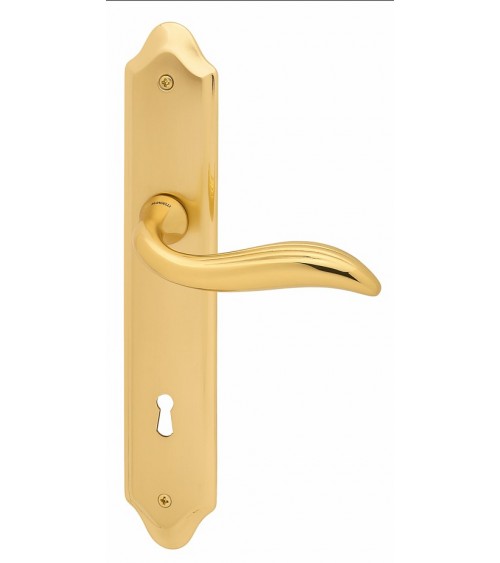 Poignée de porte sur plaque longitudinale Mandelli Plisse poignée design