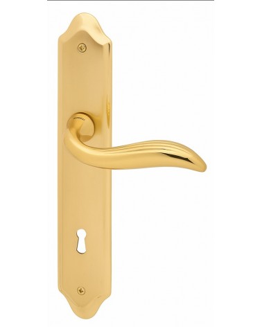 Poignée de porte sur plaque longitudinale Mandelli Plisse poignée design