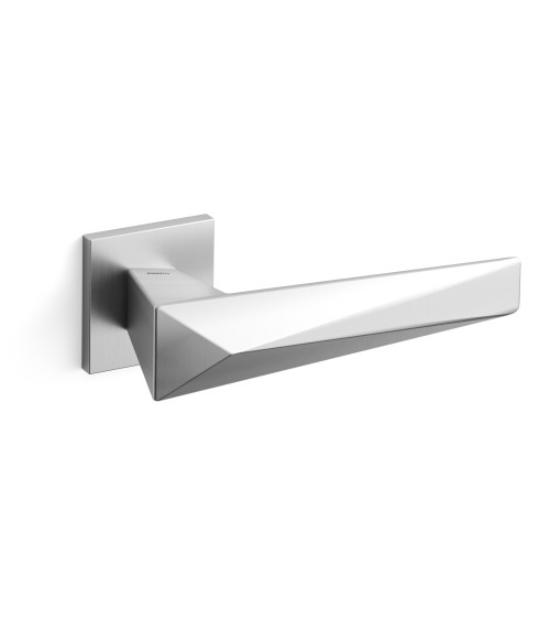 Poignée de porte chrome satiné Mandelli Zeit poignée design