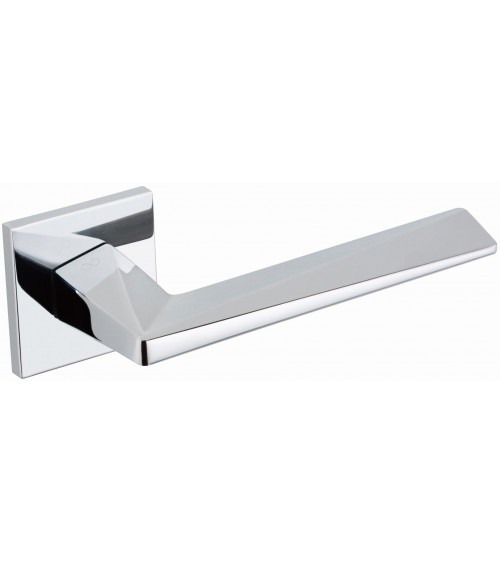 Poignée de porte chrome poli DIAMANT poignée design