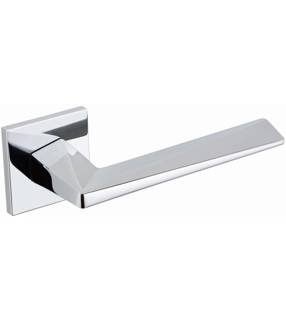 Poignée de porte chrome poli DIAMANT poignée design