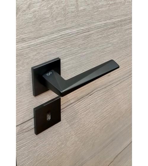 Poignée de porte noire DIAMANT poignée design