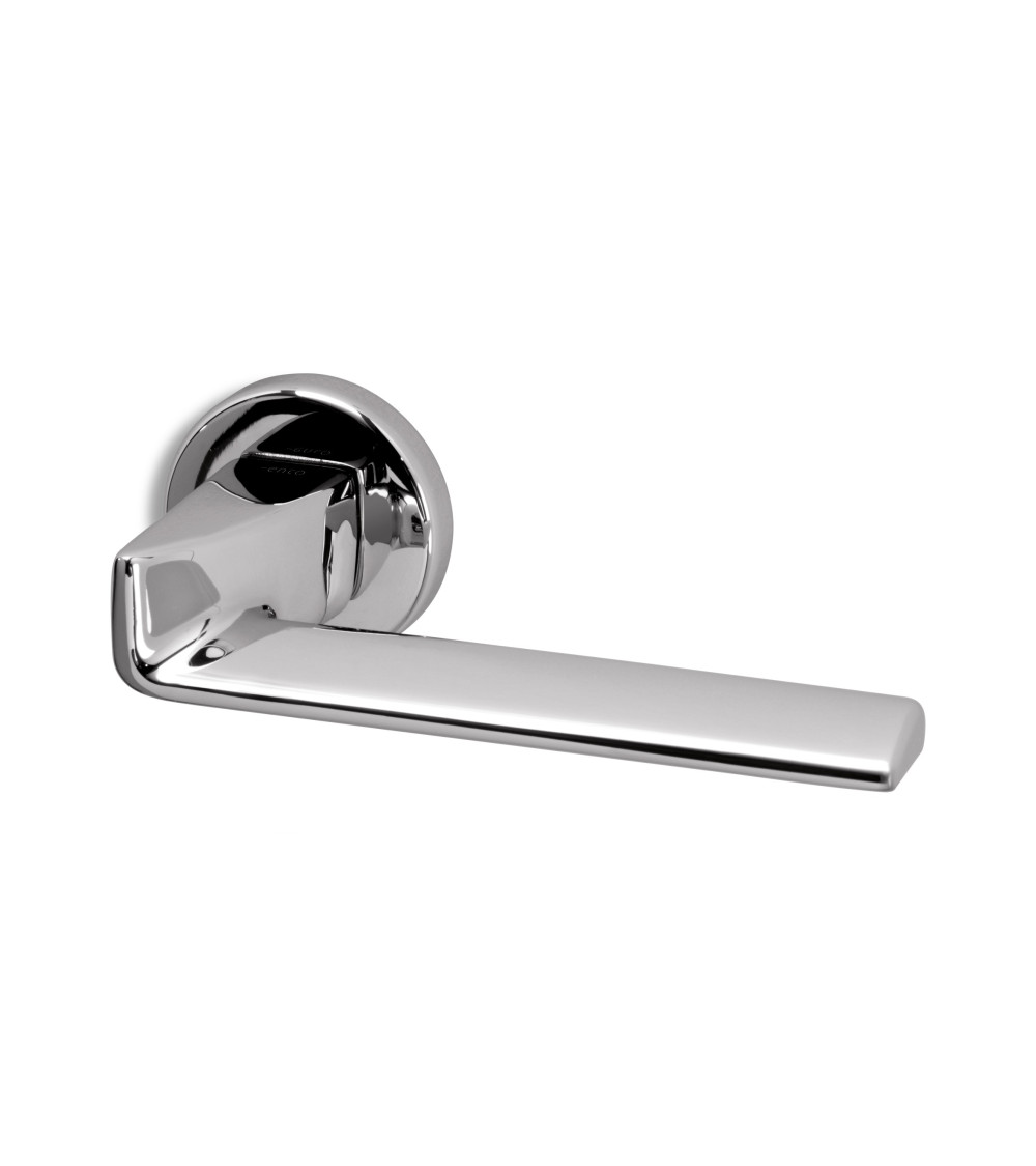 Poignée de porte chrome poli Ento Edge poignée design