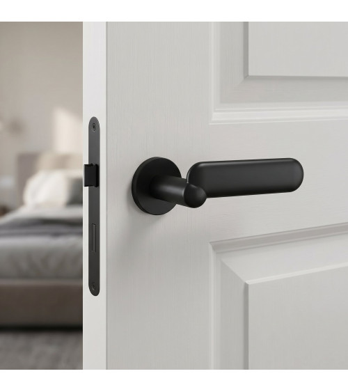 Poignée de porte couleur noire KELEDRES poignée design