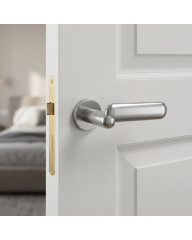 Poignée de porte chrome satiné KELEDRES