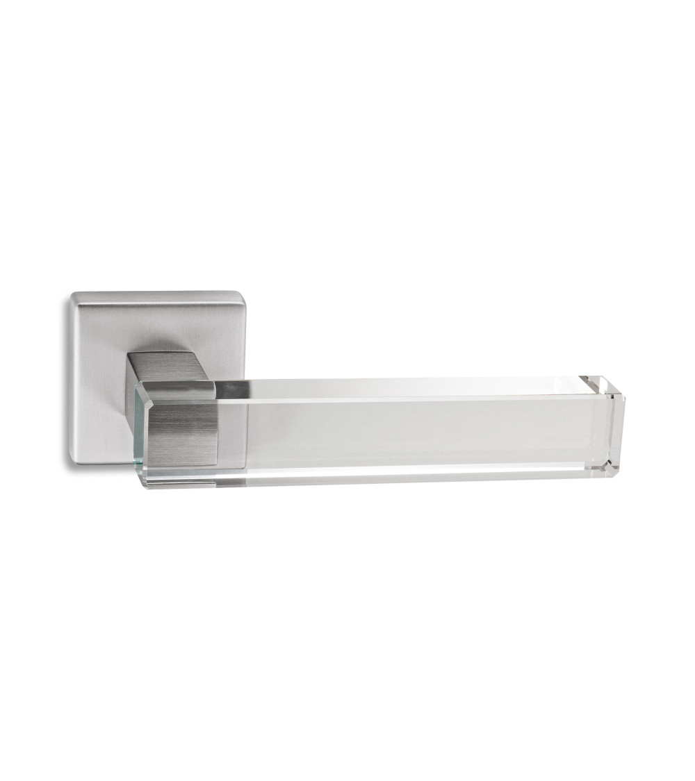 Poignée de porte chrome satiné Ento Shiny poignée design