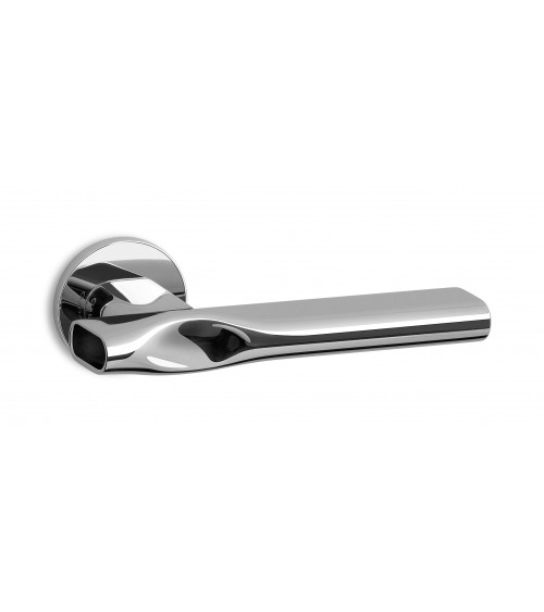 Poignée de porte Chrome poli ENTO TRACE