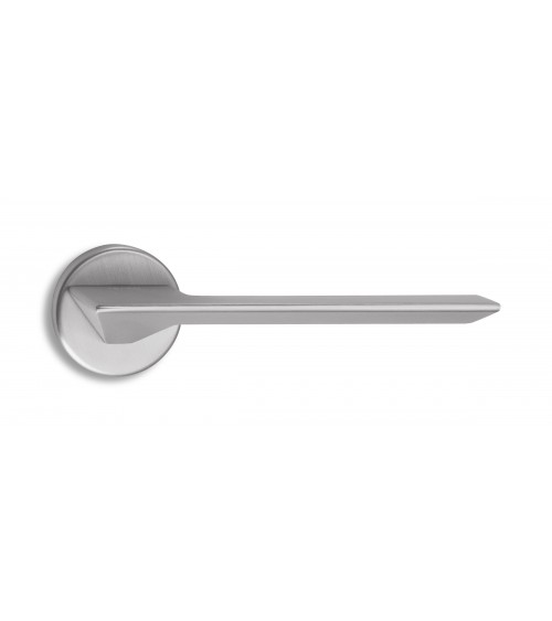 Poignée de porte chrome satiné Ento Cedro poignée design