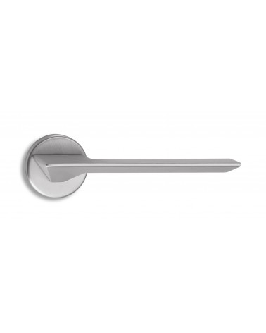 Poignée de porte chrome satiné Ento Cedro poignée design