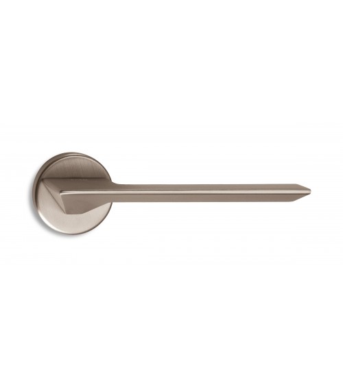 Poignée de porte nickel satiné Ento Cedro poignée design