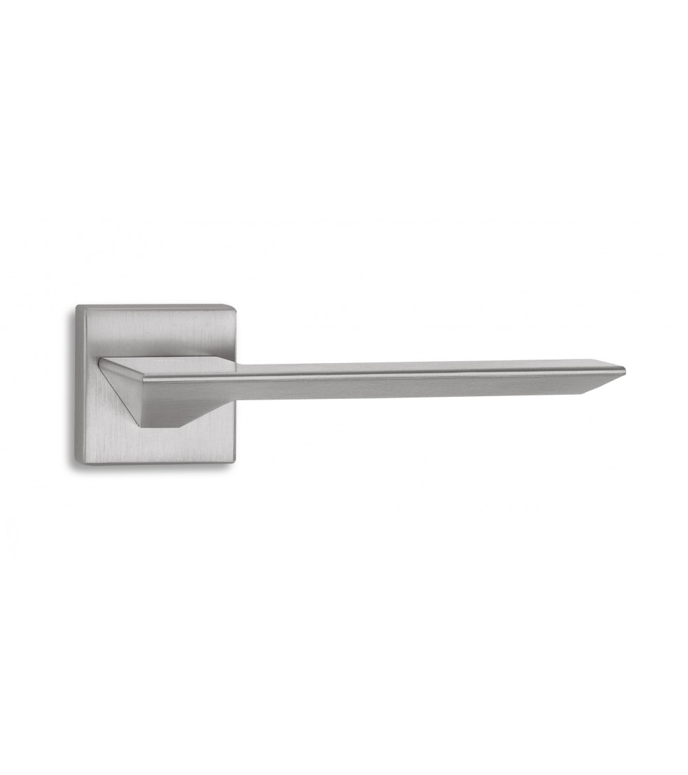 Poignée de porte Chrome satiné ENTO CEDRO SQ