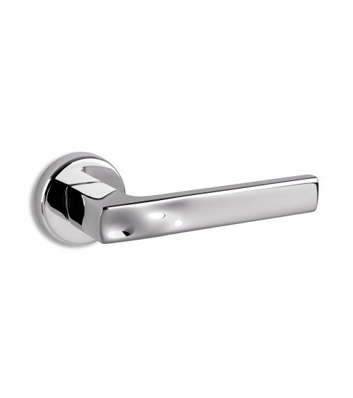 Poignée de porte Chrome poli ENTO SAND -  poignée design