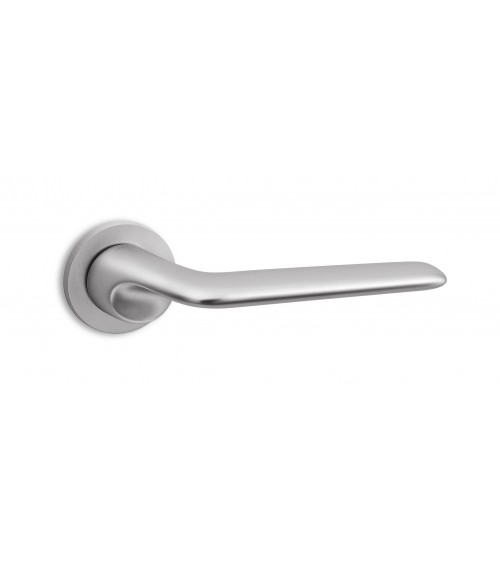 Poignée de porte chrome satiné Ento Elan poignée design