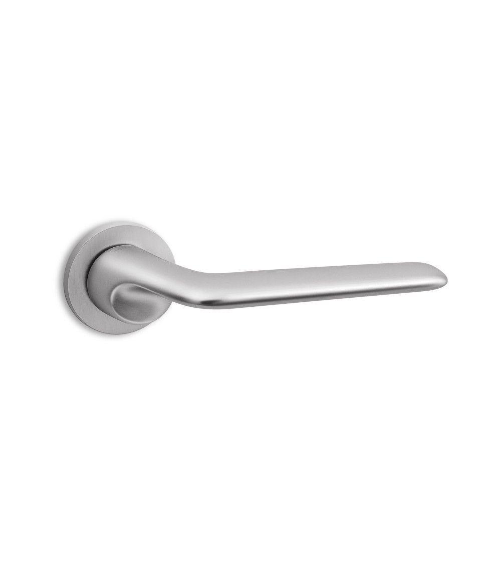 Poignée de porte chrome satiné Ento Elan poignée design