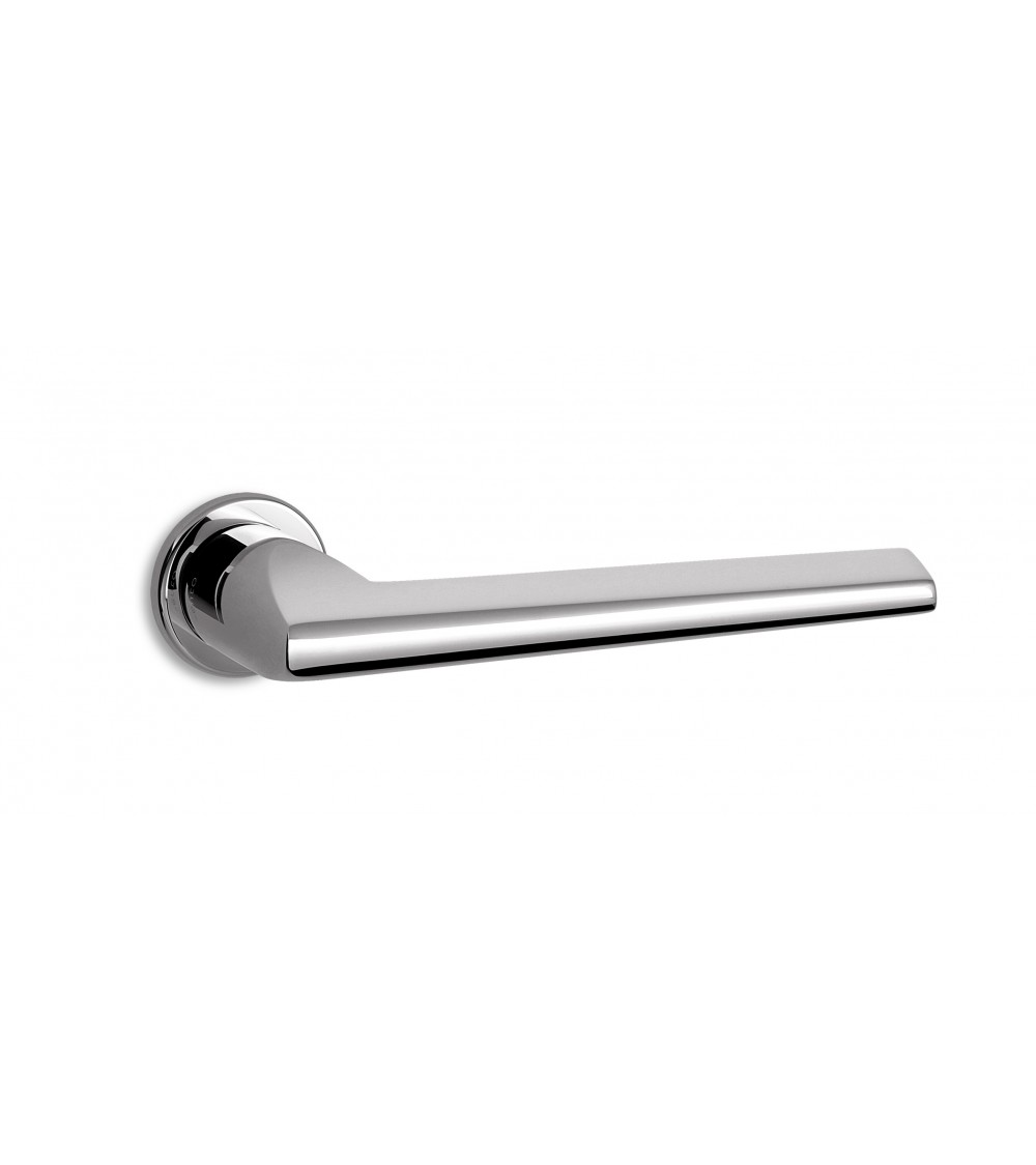 Poignée de porte chrome poli Ento Pilot C3 quincaillerie design
