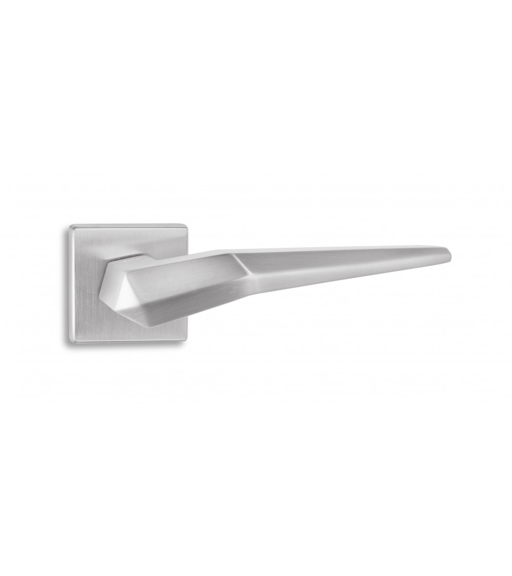 Poignée de porte Chrome satiné ENTO PLISSE