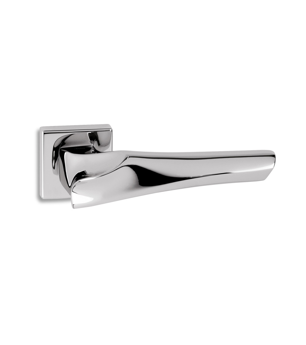 Poignée de porte chrome poli Ento Anatomica quincaillerie design