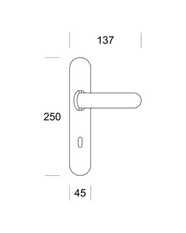 Poignée de porte Moderne ENTO WAVE