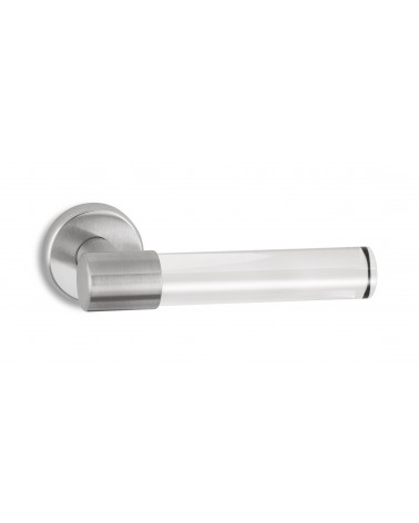 Poignée de porte en laiton et cristal Ento Ghost poignée design