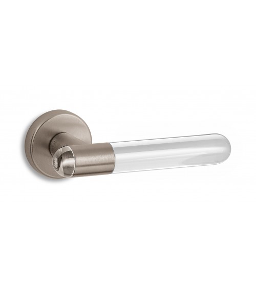 Poignée de porte en laiton et cristal Ento Drop poignée design