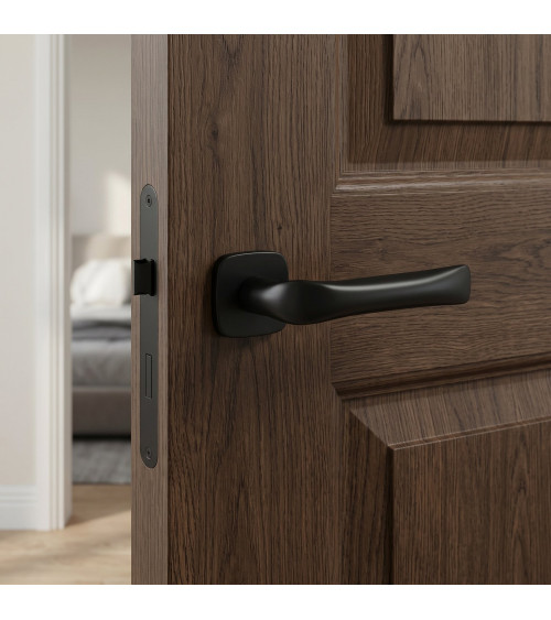 Poignée de porte finition noire FOLD