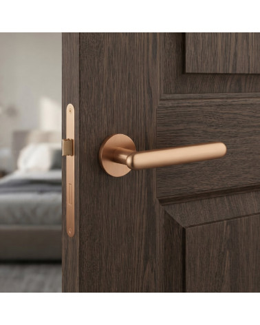 Poignée de porte finition cuivre LARKA