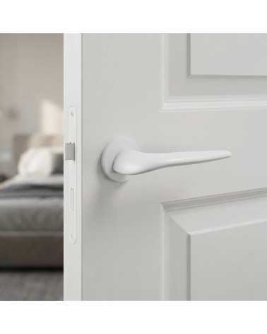 Poignée de porte blanche JULIA